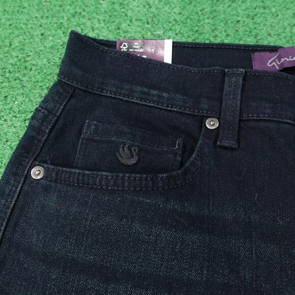 Gloria Vanderbilt Amanda Jeans Womens 8 Long Supreme Stretch Tapered Leg Denim - Picture 3 of 14